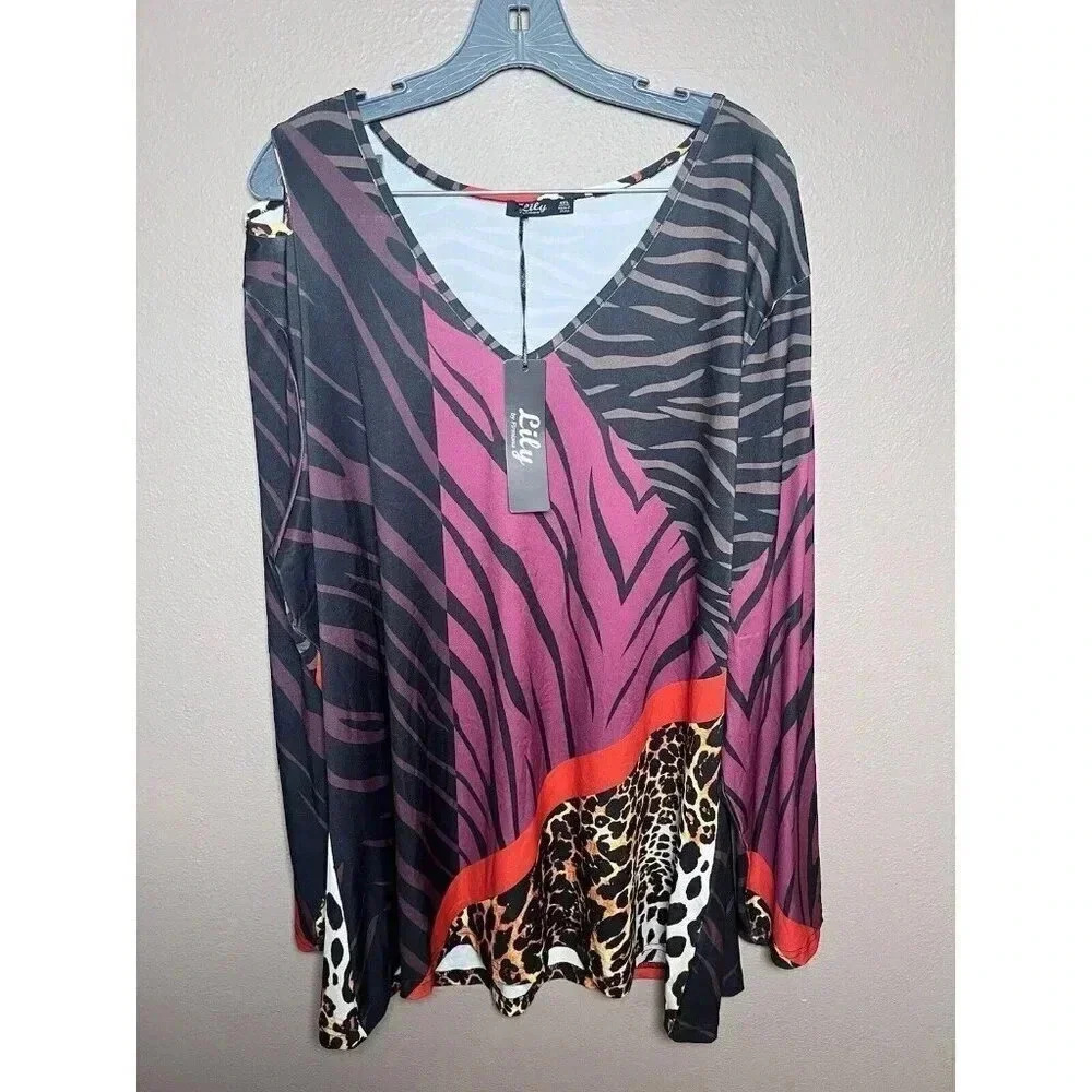 Lily By Firmiana Womens Top 4XL NWT